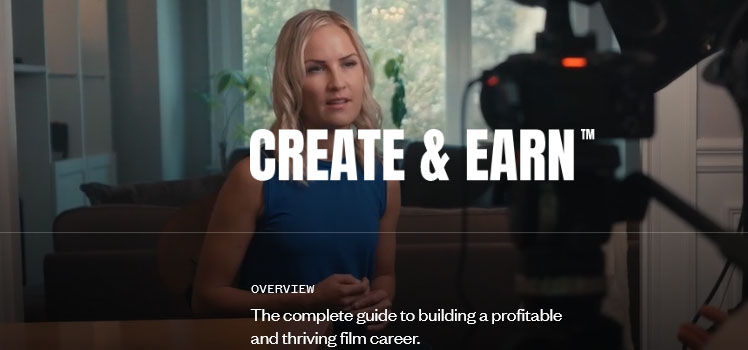 Create & Earn - The Art Of Documentary