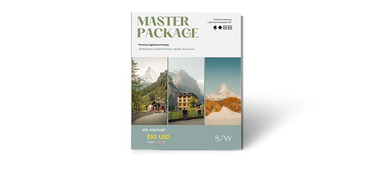 Shoot and Wander Master Collection Lightroom Preset